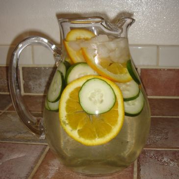 Thirst Quenching Cucumber Orange Water Recipe