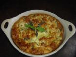 Crustless Potato and Scallion Quiche