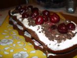  chocolate sour cherry cheese cake low carb