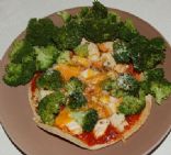 Chicken & Broccoli Fit-zza (Pizza)