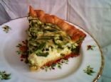 Easy Asparagus and Gruyere Quiche