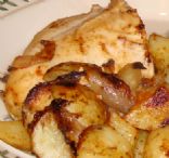 Lea & Perrins Chicken with Potato and Onion