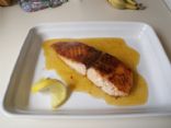 Seared Salmon with Apricot and Sweet Chili Sauce