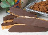 Chocolate Dipped Almond Biscotti