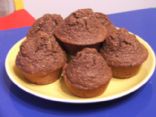 Chocolate Almond Oatmeal Muffins