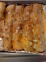 Sauceless Chicken Enchiladas