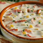 Campbell's Shrimp and Corn Chowder with Sundried Tomatoes