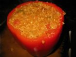 Quinoa Stuffed Red Peppers