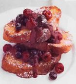 Tofu French Toast with BlackBerries