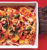 Cheesy Bean Enchilada Bake