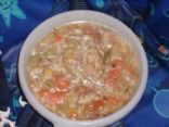 chicken and brown rice soup