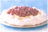 Vanilla Pudding and Fruit Pavlova