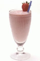 1% strawberry milkshake