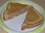 Grilled Spicy Mustard Ham and Cheese