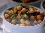 Garbanzo Beans with Spinach
