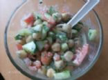 Chickpea salad 