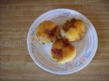 Mini Pineapple Upside-down Raspberry Muffins