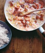 Creamy Shrimp with Corn & Bacon