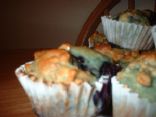Blueberry Bran Yogurt Muffins