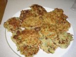 Hannukah Potato and Zucchini Latkes (Pancakes)