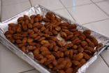 Sweet and Savory Roasted Almonds with a Little Spice