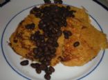 Spicy Corn Cakes with Black Beans