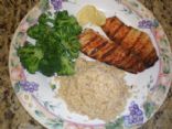 Herbed Tilapia w/Brown Rice and Broccoli