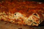 Family Favorite low fat Lasagna with spinach