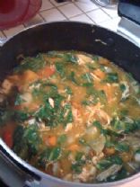 Roasted Butternut Squash & Kale Soup