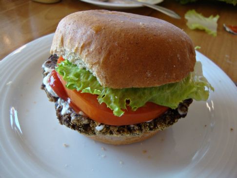 California Black Bean Burgers Recipe | SparkRecipes