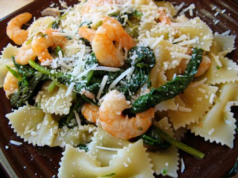Lemon Shrimp Bowtie Pasta With Fresh Herbs Recipe | SparkRecipes
