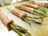 Prosciutto Wrapped Asparagus with Goat Cheese