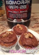 Nina's ISOMORPH Protein Banana and Walnut Muffins 