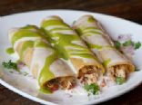 Crab Enchiladas Verdes