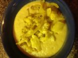 Roasted Cauliflower and Curry Soup
