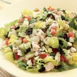 Chopped Greek Salad with Chicken for Two