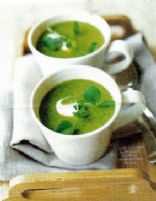 Pea, Lettuce & Tarragon Soup