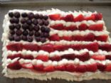 Low Carb Patriotic Cake