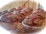 Strawberry Flax & Oat Muffins