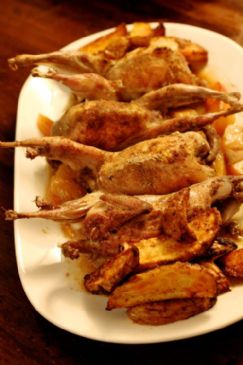 Pan Roasted Quail Recipe | SparkRecipes