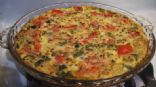 Vegetable and Ham Quiche