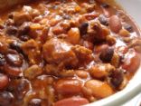 Ground Turkey and Bean chili