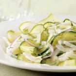 Raw Shaved Zucchini and Fennel Salad 