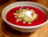 Roasted Beet & Rosemary Soup