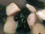Sea Scallops with Wilted Spinach