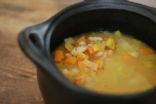 White bean and roasted squash soup