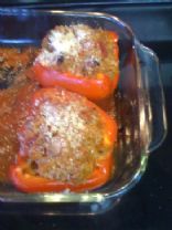 Italian Stuffed Red Peppers