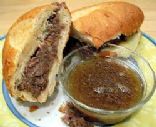 Slow Cooker French Dip Sandwich