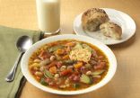 Slow Cooker Minestrone Soup (Not Vegetarian)
