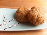 Oven baked chicken meat balls